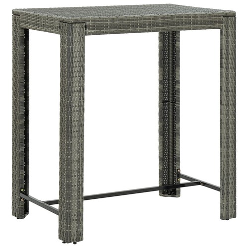 Patio bar table gray - patio,