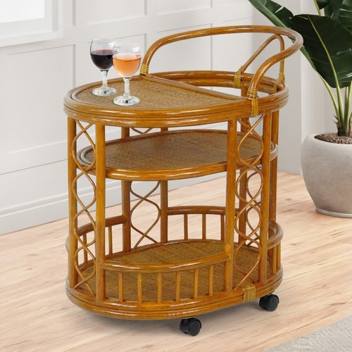 Trolley handmade rattan - handmade,