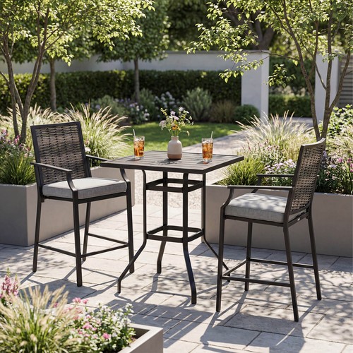 3pcs outdoor bar set - 3pcs,