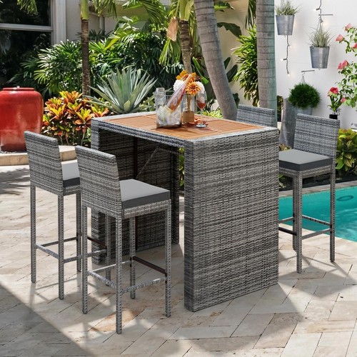 Piece outdoor patio wicker - 5-piece,