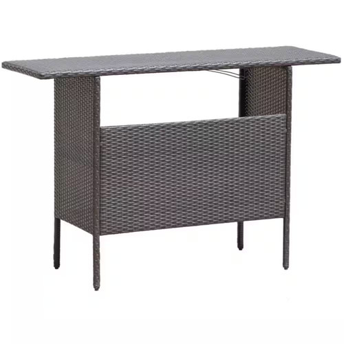 Wicker outdoor bar table with - wicker,